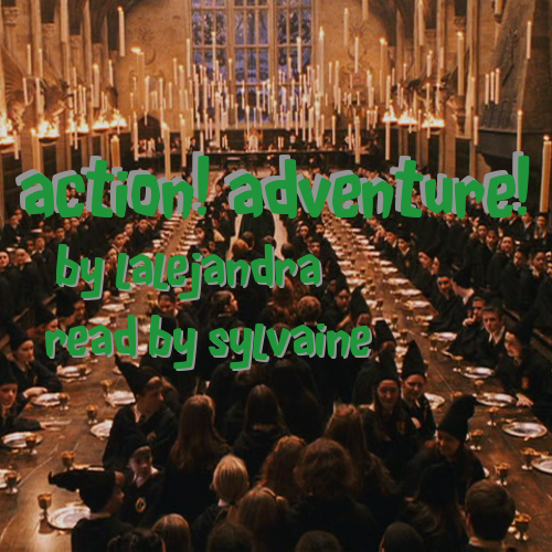 the Hogwarts Great Hall during a school feast.