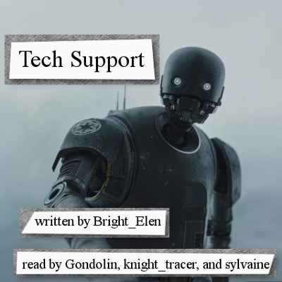 cover of Tech Support, showing K-2SO staring at the viewer.